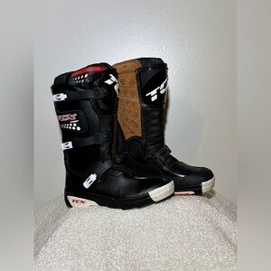 TCX Comp Kid Youth Boots Size 4.5 Motocross Motorbike All Terrain Race Bike
